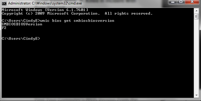 Find Your Computer’s BIOS Version From the Command Line